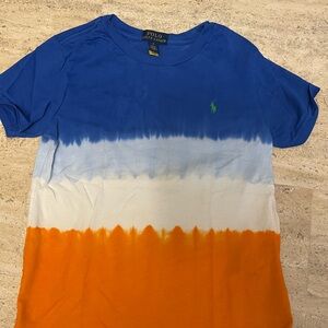 Polo Ralph Lauren Kids Cotton Jersey Tee Tye Dye Ombré